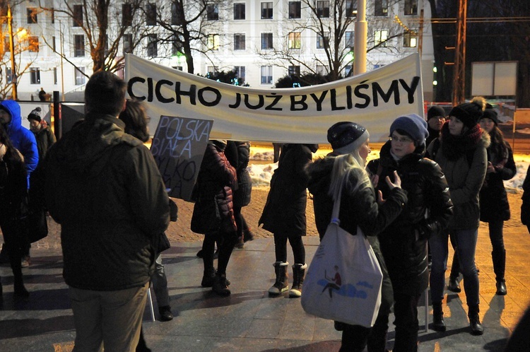 Protest studentów w Lublinie przeciw rządowi