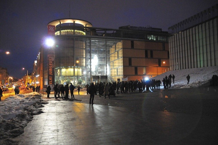 Protest studentów w Lublinie przeciw rządowi