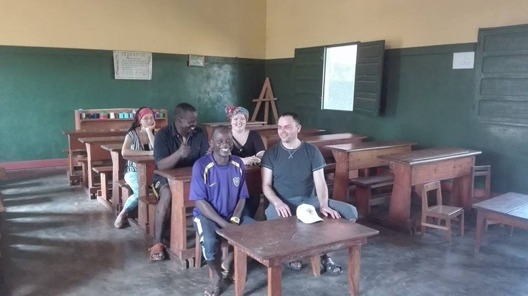 Pierwsze dni wolontariuszy w Afryce