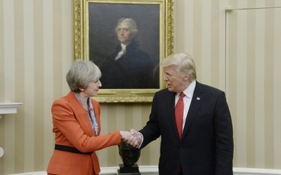 May: Trump obiecał "100-procentowe" poparcie dla NATO