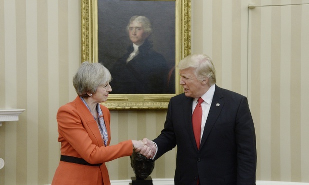 May: Trump obiecał "100-procentowe" poparcie dla NATO