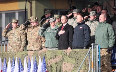 Prezydent Duda wita U.S. Army
