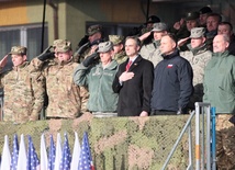 Prezydent Duda wita U.S. Army