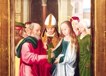 Kwaterę wykonano na dębowej desce; namalowane na niej sceny powstały ok. 1490–1500 roku.