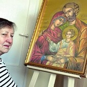 Pani Teresa najdłużej mogła się nacieszyć obecnością ikony  Świętej Rodziny.