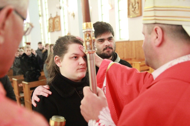 Bierzmowanie w Biskupicach Radłowskich