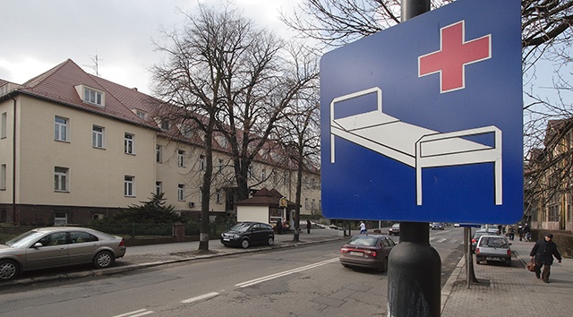 ▲	Szpital przy ul. Kościuszki w Gliwicach.