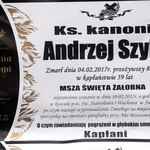 Uroczystości pogrzebowe ks. Andrzeja Szylera