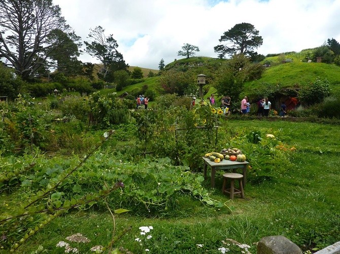 Hobbiton Movie Set - wioska hobbitów w Nowej Zelandii