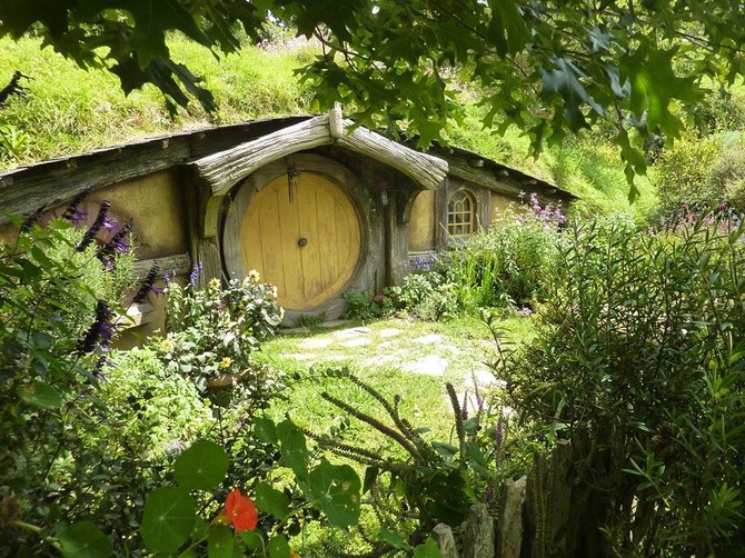 Hobbiton Movie Set - wioska hobbitów w Nowej Zelandii