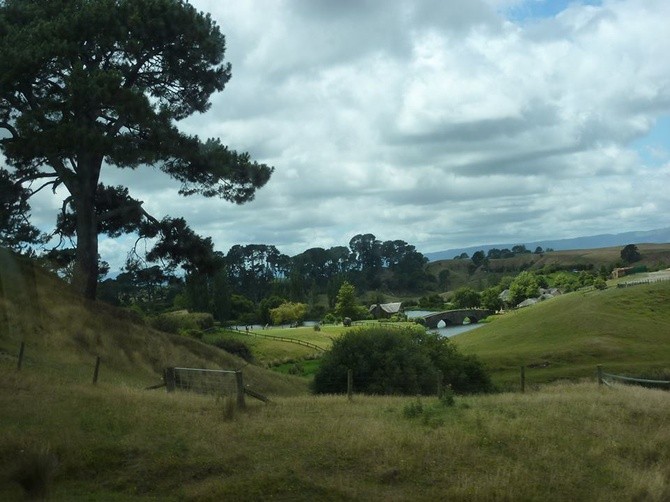 Hobbiton Movie Set - wioska hobbitów w Nowej Zelandii