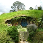 Hobbiton Movie Set - wioska hobbitów w Nowej Zelandii