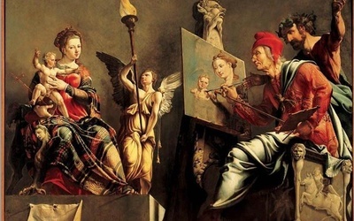 Św. Łukasz maluje portret Matki Bożej