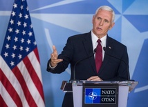 Pence: Prezydent USA wspiera wolne media, ale nie fałszywe informowanie