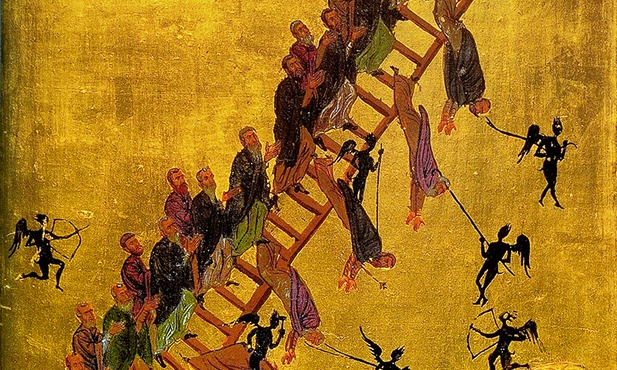 Drabina do raju 
tempera na desce, XII w.
klasztor św. Katarzyny, Synaj