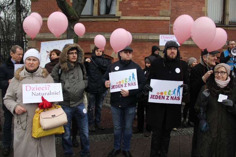 Protest przeciwko programowi in vitro