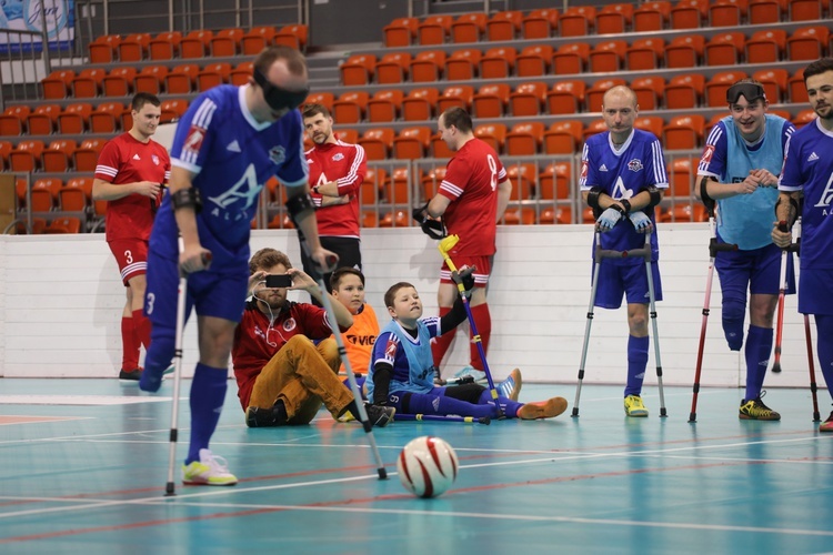 Pierwszy w historii mecz amp- i blind futbolistów w Bielsku-Białej