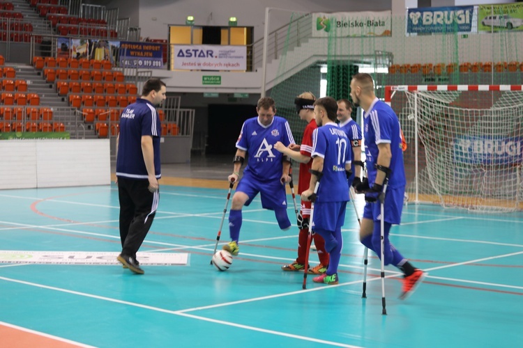 Pierwszy w historii mecz amp- i blind futbolistów w Bielsku-Białej