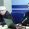 Prelegenci tarnowskiej sesji. Od lewej: Bogusław Baczyński, Antoni Sypek i ks. Krzysztof Kamieński.