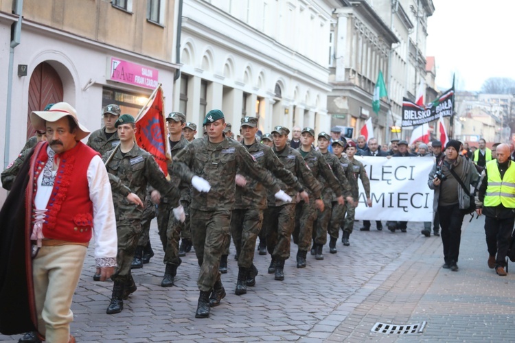 Marsz Pamięci Żołnierzy Wyklętych w Bielsku-Białej - 2017