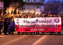 II Marsz Pamięci Żołnierzy Wyklętych w Ostródzie