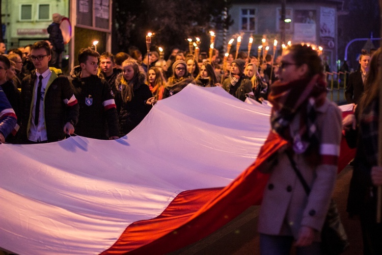 II Marsz Pamięci Żołnierzy Wyklętych w Ostródzie