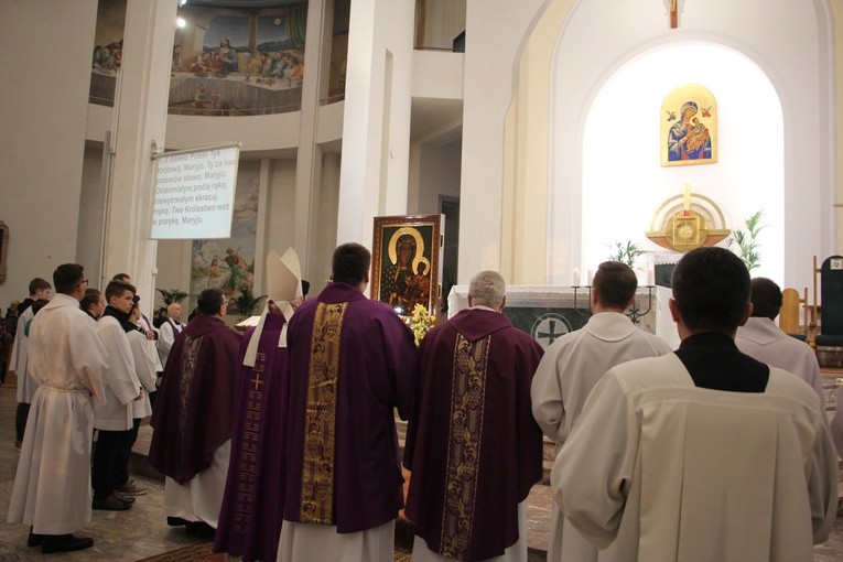 Powitanie ikony MB Częstochowskiej w Sochaczewie-Boryszewie