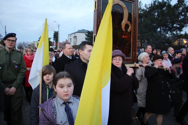 Powitanie ikony MB Częstochowskiej w Sochaczewie-Boryszewie