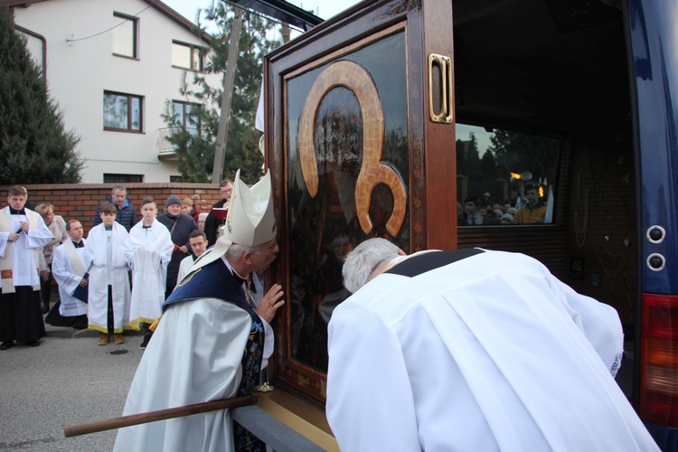 Powitanie ikony MB Częstochowskiej w Sochaczewie-Boryszewie