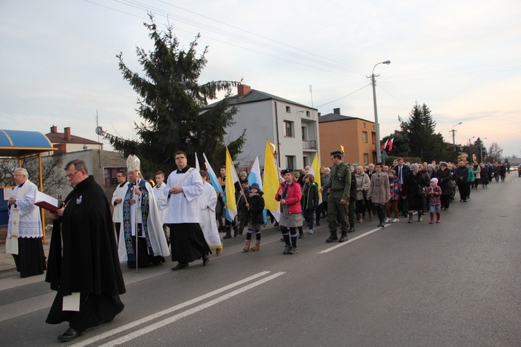 Powitanie ikony MB Częstochowskiej w Sochaczewie-Boryszewie