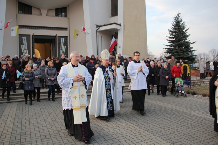 Powitanie ikony MB Częstochowskiej w Sochaczewie-Boryszewie