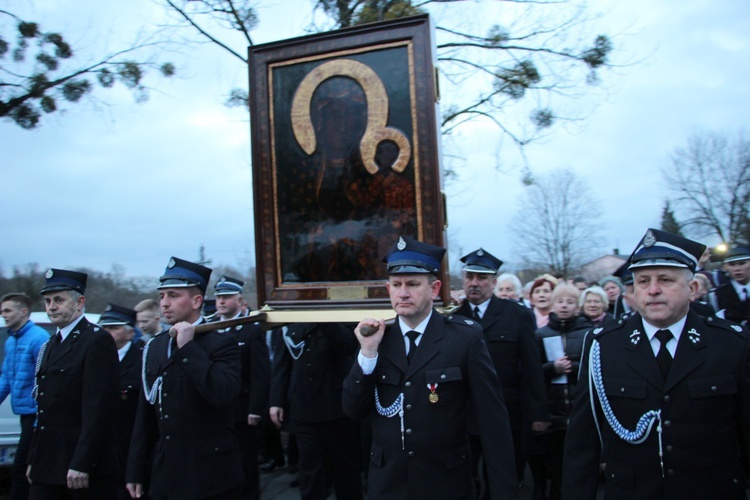 Powitanie ikony MB Częstochowskiej w Kozłowie Biskupim