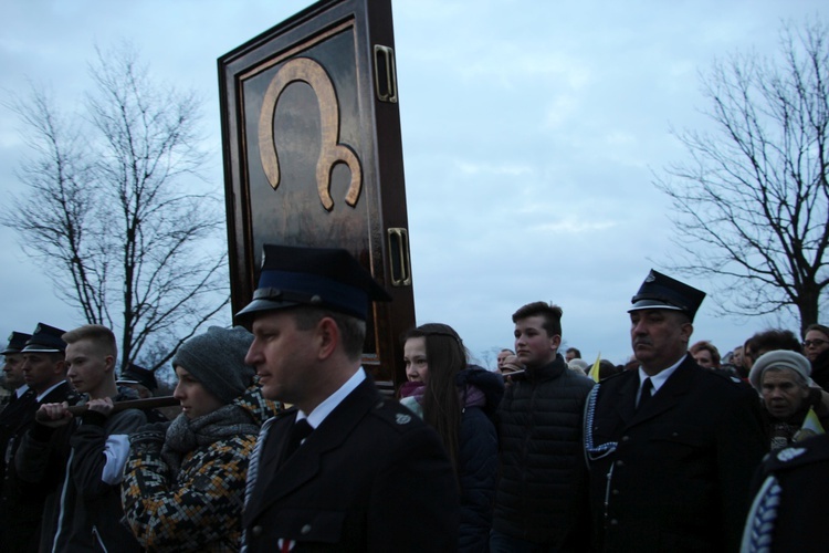 Powitanie ikony MB Częstochowskiej w Kozłowie Biskupim