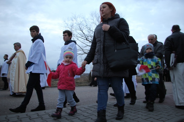 Powitanie ikony MB Częstochowskiej w Kozłowie Biskupim