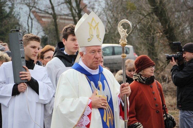 Powitanie ikony MB Częstochowskiej w Kozłowie Biskupim