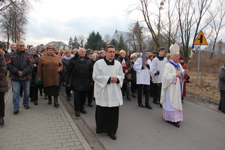 Powitanie ikony MB Częstochowskiej w Kozłowie Biskupim