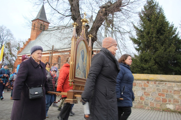 Powitanie ikony MB Częstochowskiej w Kozłowie Biskupim