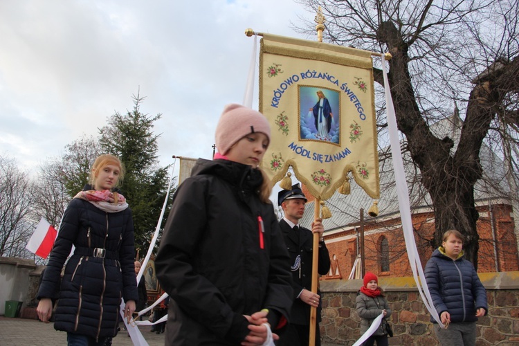 Powitanie ikony MB Częstochowskiej w Kozłowie Biskupim