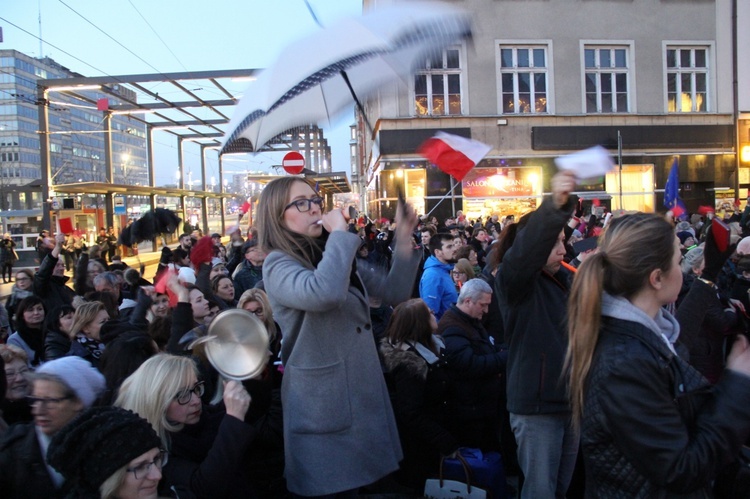 "Manifa" i "Strajk kobiet" w Katowicach