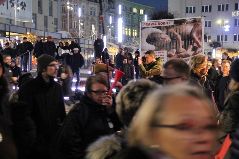 "Manifa" i "Strajk kobiet" w Katowicach