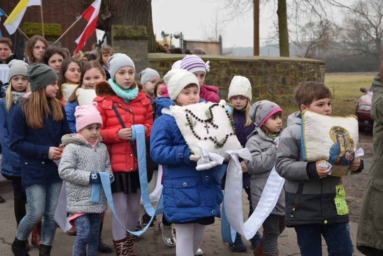 Powitanie ikony MB Częstochowskiej w Kurdwanowie