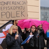 Antykościelna manifestacja feministek