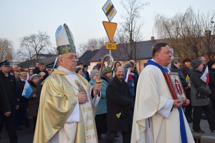 Powitanie ikony MB Częstochowskiej w Bolimowie