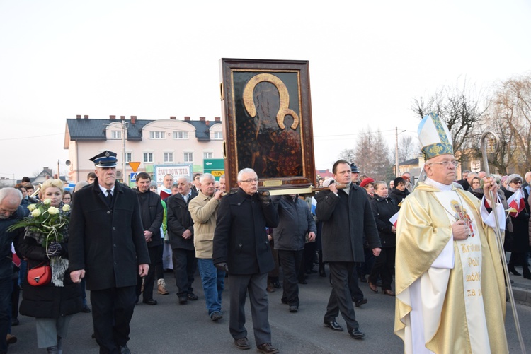 Powitanie ikony MB Częstochowskiej w Bolimowie