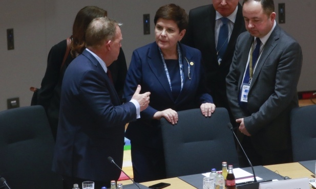 Kulisy szczytu: nie było dyskusji; tylko Szydło zabrała głos