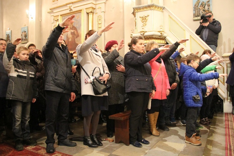 Powitanie ikony MB Częstochowskiej w Kozłowie Szlacheckim