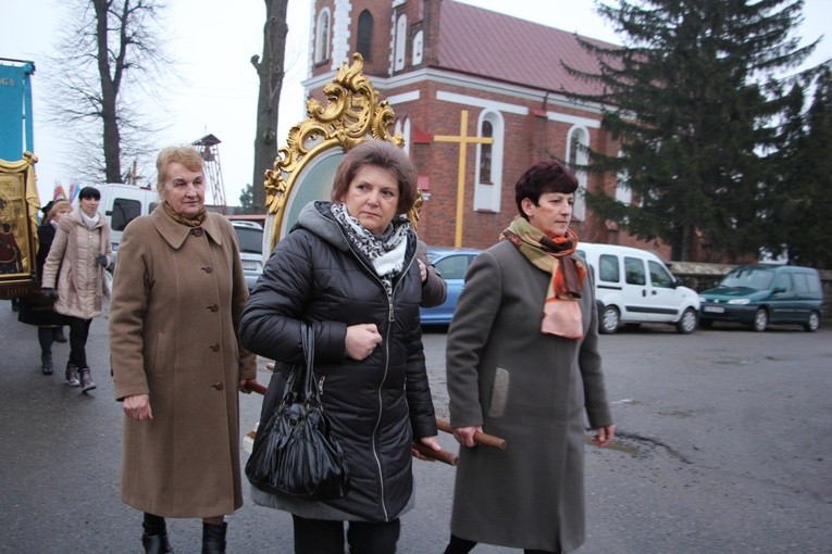 Powitanie ikony MB Częstochowskiej w Kozłowie Szlacheckim