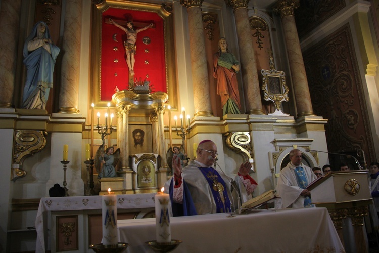 Powitanie ikony MB Częstochowskiej w Rybnie