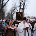 Powitanie ikony MB Częstochowskiej w Rybnie