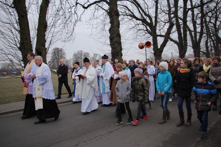 Powitanie ikony MB Częstochowskiej w Rybnie